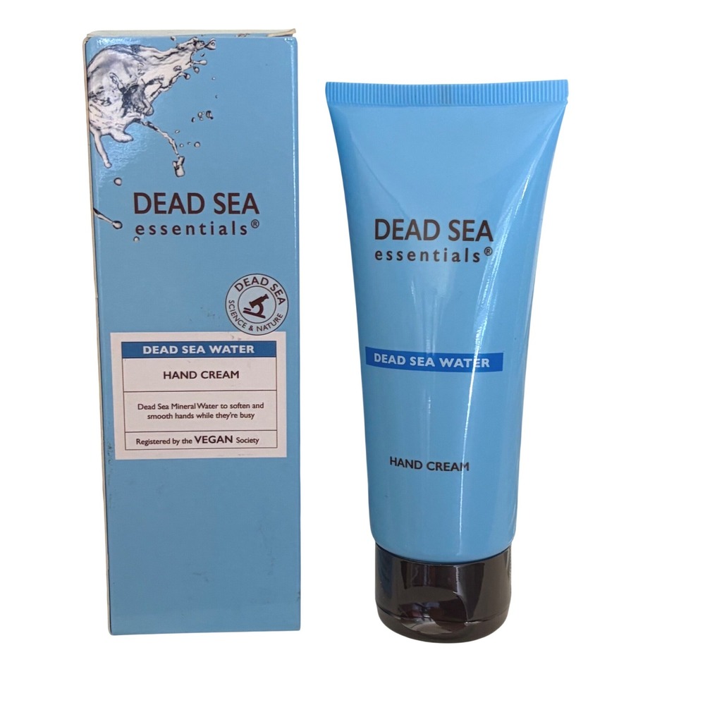 Dead Sea Essentials Dead Sea Water Hand Cream 3.4 oz New